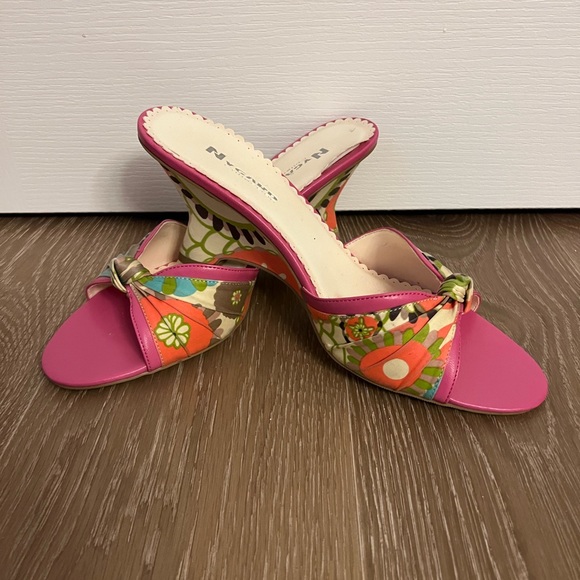 Nygard Floral Sandal Wedges - Picture 1 of 3